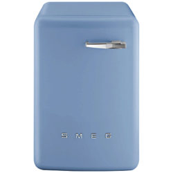 Smeg WMFABAZ1 Slim Depth Freestanding Washing Machine, 7kg Load, A Energy Rating, 1400rpm Spin, Pastel Blue